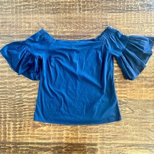 Banana Republic Off The Shoulder Bell Sleeve Top - Size M (NWT)